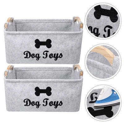  2 Pcs Contenitore Giocattoli Porta Giochi Scatole Di Piccole Archiviazione - Immagine 1 di 4