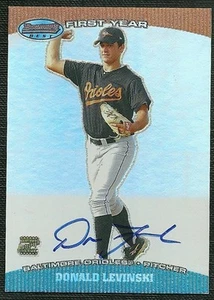 DONALD LEVINSKI 2004 BOWMANS BEST 1ST YEAR AUTOGRAPH ROOKIE BALTIMORE ORIOLES - Picture 1 of 1