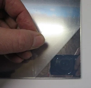 Verspiegeltes Acrylglas 4mm Zuschnitt 499 x 246mm Kunststoffglas Acrylglas - Bild 1 von 4