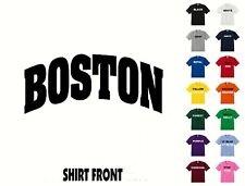City Of Boston College Letters T-Shirt #382 - Free Shipping