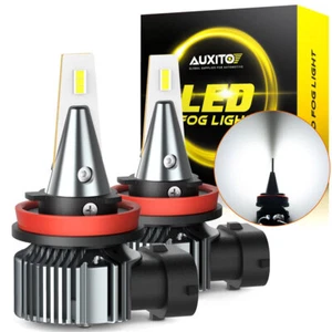 2X AUXITO H8 H11 H16JP LED Light Fog Bulbs 6000K White Bright Driving DRL - Picture 1 of 11