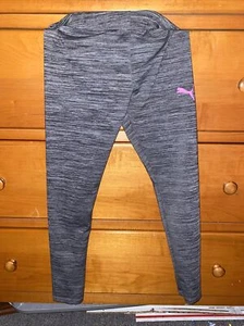Puma Legging Sweatpants Youth Small 7/8 Gray - Picture 1 of 6