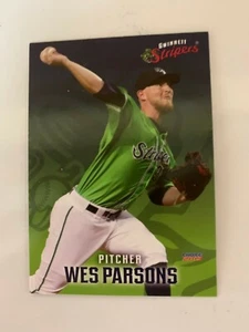 Wes Parsons 2019 Gwinnett Stripers Team Card - Picture 1 of 1