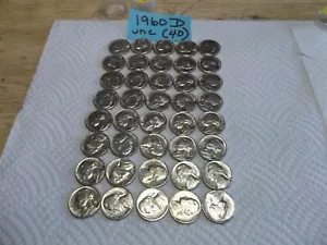 1960 P & D Jefferson Nickels 80 Münzen unzirkuliert KOSTENLOSER VERSAND! - Bild 1 von 8