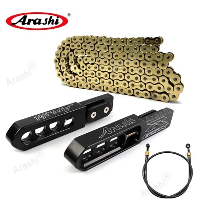 Extended Swingarms Brake Hose 525 O-Ring Chain For Suzuki GSXR750 2011 - 2020 - Image 1 of 4