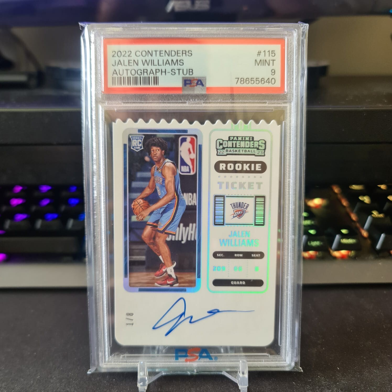 2022 CONTENDERS JALEN WILLIAMS /8 AUTOGRAPH STUB RC ROOKIE TICKET ROOKIE JDUB