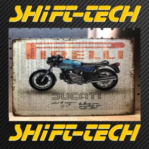 STS12 DUCATI 900 RETRO METAL TIN SIGN POSTER WALL PLAQUE 8X12 REPRODUCTION - Bild 1 von 1