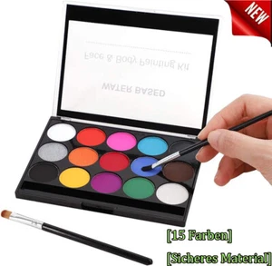 Sicheres Bodypainting Schminke Gesicht Farben Kinder Schminke Fasching Make-up - Bild 1 von 23