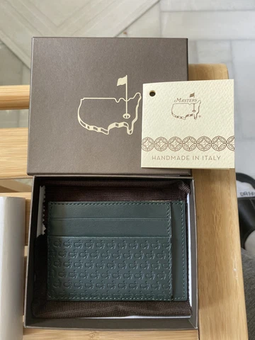 Augusta National The Masters Premium Leather Wallet (Handmade In Italy) Cover