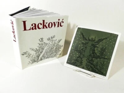 Ivan LACKOVIC Croatia naiver Maler ° handsign.Widmungsexemplar 1981+ SERIGRAPHIE - Bild 1 von 4