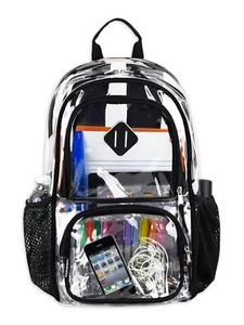 Eastsport Pro Clear Backpack Boosts Storage Space Home Sporting Fitness Bags - Picture 1 of 6