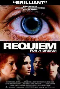 REQUIEM FOR A DREAM Movie POSTER 27 x 40, Jared Leto, Jennifer Connelly, B - Picture 1 of 1