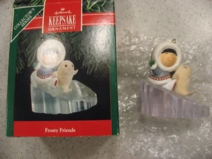 Vintage Hallmark Andenken Frosty Friends Weihnachtsschmuck 11. in der Serie - Bild 1 von 5