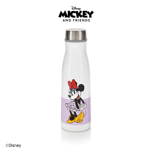 NEW Tupperware Disney Minnie Mouse Double Walled Stainless Steel Bottle  410ml - Image 1 of 1