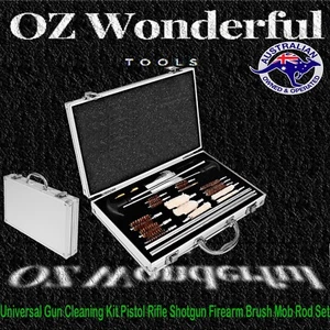 Universal Gun Cleaning Kit Pistol Rifle Shotgun Firearm Brush Mob Rod Set - Picture 1 of 6