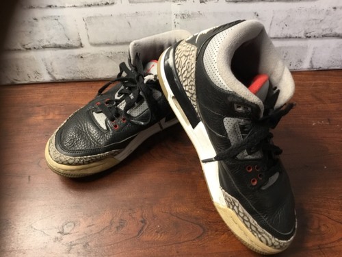 Nike Air Jordan Black Cement 2017 #854261 001 Youth taglia 6 5 Y