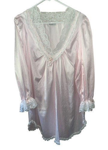 Rara camicia da notte vintage Christian Dior Rosebud anni 80 90 taglia small