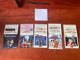 Famicom Disk Inserts Covers Lot of 5 (Lot y)