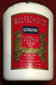 Raffrescatore Pubblicitario Vintage Hamilton Skotch Kooler Wolfschmidt Vodka MOLTO RARO - Foto 1 di 9