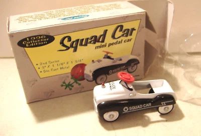 ~SQUAD CAR~POLICE DEPARTMENT~MINI PEDAL CAR~WITH BOX~XONEX - Image 1 of 4