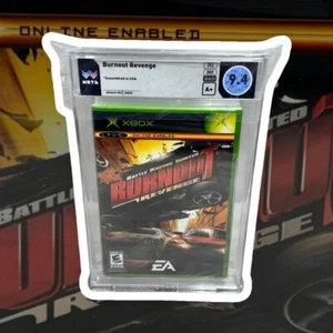 9.4 A+ Burnout Revenge Microsoft Xbox Black Label Sealed New WATA NOT VGA CGC - Picture 1 of 8