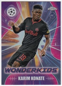 2023-24 Topps Chrome UEFA Wonderkids rifrattore KARIM KONATE #WK-8 FC Salzburg RC - Foto 1 di 1