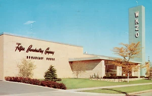 WKZO Kalamazoo MI Broadcast Station Fetzer Broadcasting Co. Michigan Postcard - Picture 1 of 6
