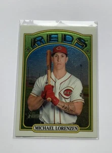 2021 Topps Heritage Chrome #568 Michael Lorenzen /999 - Picture 1 of 2