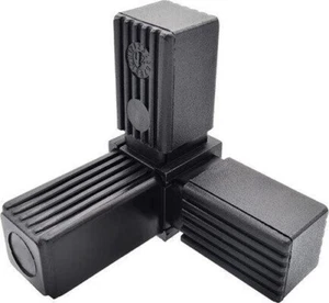 Design61 4x Conector Eléctrico para Tubo Cuadrado Con Acabado de 90° 30x2mm - Imagen 1 de 5