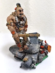 WARHAMMER AGE OF SIGMAR / FANTASY ORCS AND GOBLINS "GIANT METAL OOP PRO PAINTED - Imagen 1 de 1
