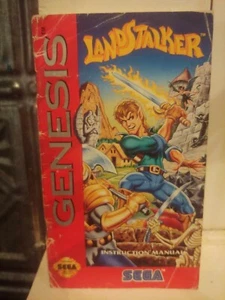 Vintage 1993 LANDSTALKER Sega GENESIS Game Instruction Manual Booklet **ONLY** - Picture 1 of 5
