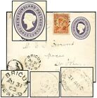 NEWFOUNDLAND 3¢ DK VIOLET +3¢ REGD AU 1903 BRIGUS EN2