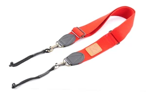 Canon Vintage Strap Eagle Leather & Canvas Red From Japan #25221-1' - Picture 1 of 8