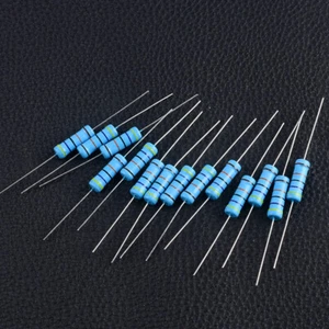 10-100pc 1/6W 1/4W 1/2W 1W 2W 3W Metal Film Resistors 1% Tolerance 1-1M ohm -New - Picture 1 of 9