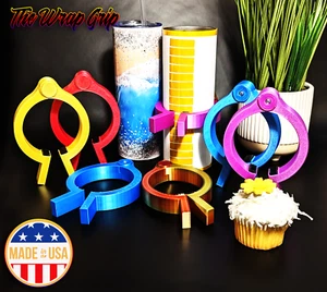 The Wrap Grip (16oz-30oz) Skinny tumbler for sublimation for the perfect pinch - Picture 1 of 11