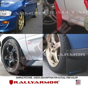 Guardabarros Rally Armor para Subaru Impreza 1993-2001 5 puertas 4 puertas 2 puertas con logotipo rojo - Imagen 1 de 4