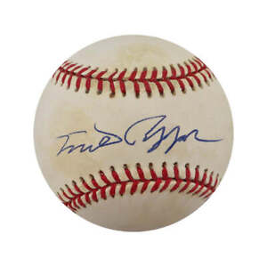 Milt Pappas Orioles Braves Autographed Signed Gene Budig OAL Baseball (JSA COA)
