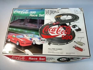 Slot Car Race Set "Coca-Cola" Vintage And Rare - Photo 1/6