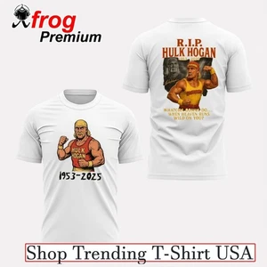 Camicia Rip Hulk Hogan 1953-2025 Whatcha Gonna Do When Heaven Runs Wild On You - Foto 1 di 2