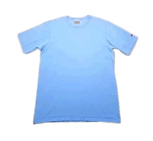 Vtg Champion Embroidered Logo Blue T-Shirt Men's Large Blank Heavy Blend  - Picture 1 of 5