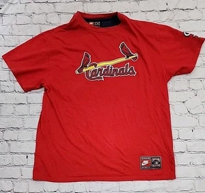 Camisa Nike Cardenales de San Luis Colección Cooperstown Roja Hombres Grande Bordada - Imagen 1 de 8