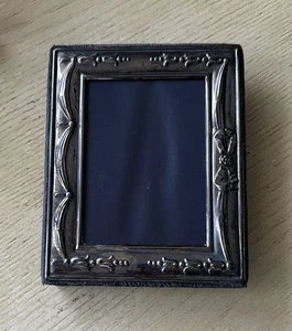 RC HALLMARKED STERLING SILVER  PHOTO PICTURE FRAME 4” X 5” - Picture 1 of 11