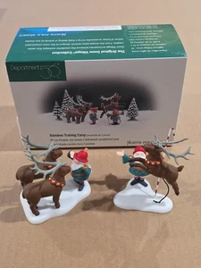 Campo de entrenamiento de renos Department 56 North Pole Series #56436 - Imagen 1 de 10