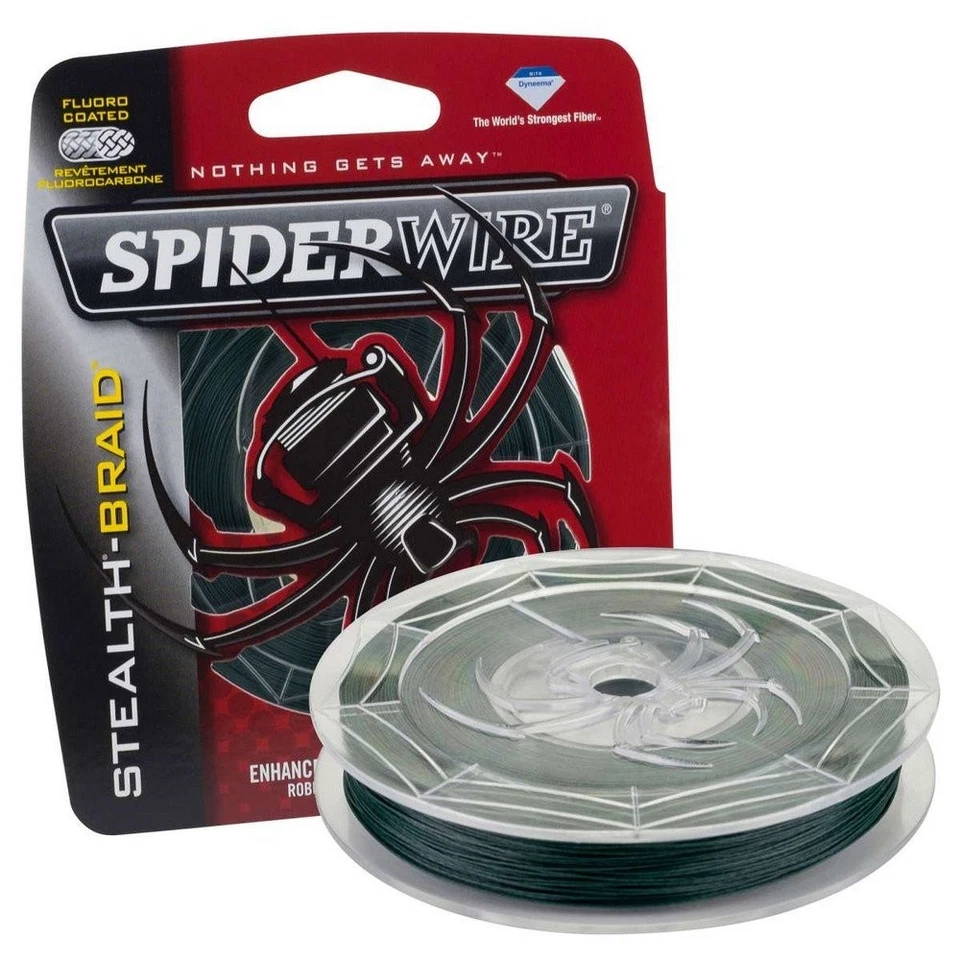 Línea de pesca sigilosa SpiderWire 125 yd verde musgo Foto 1 de 1