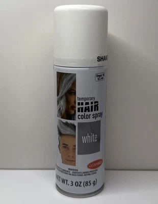 1 lata de spray - spray temporal Goodmark - en color de cabello - BLANCO 3 oz Foto 1 de 2
