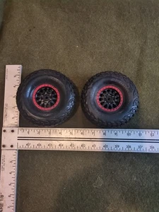 Lot/Set 2x 5" Dia x 2"Wide 4x4 Sand/Mud R/C Car/Truck Tires & BF Goodrich - Picture 1 of 4
