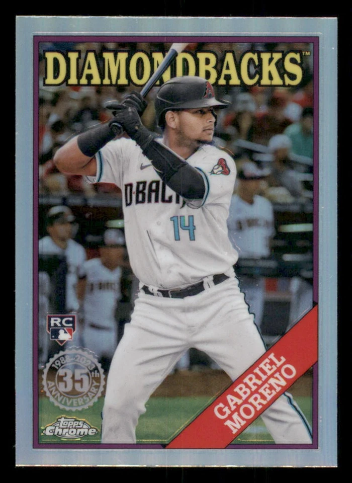 2023 Topps Chrome '88 Topps #88BC11 Gabriel Moreno - Image 1 of 2