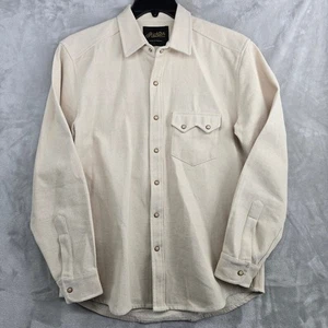 Richter Goods Western Herren Large Pearl Snap Hemd Langarm Made in USA Beige - Bild 1 von 9