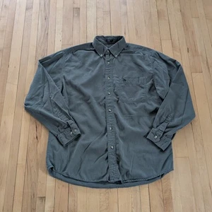 Vintage Dockers Oversized Shirt Size M Green Khakiware Button Up Long Sleeve 90s - Picture 1 of 9