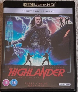 HIGHLANDER 4K ULTRA HD + BLU-RAY CHRISTOPHER LAMBERT SEAN CONNERY - Imagen 1 de 2